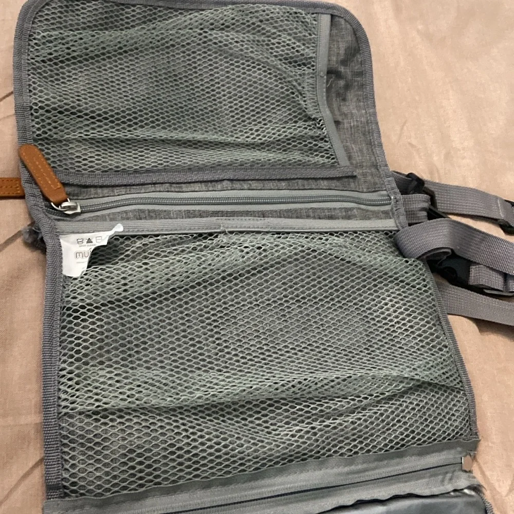 Portable diaper bag/changing pad